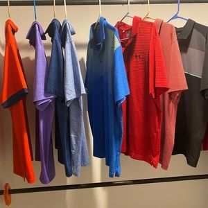 Under Armour & Nike Golf Polo Lot